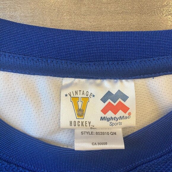 Quebec Nordiques Home Jersey Spellout Embroidered Youth XL NHL Hockey Mens Small - Picture 5 of 6